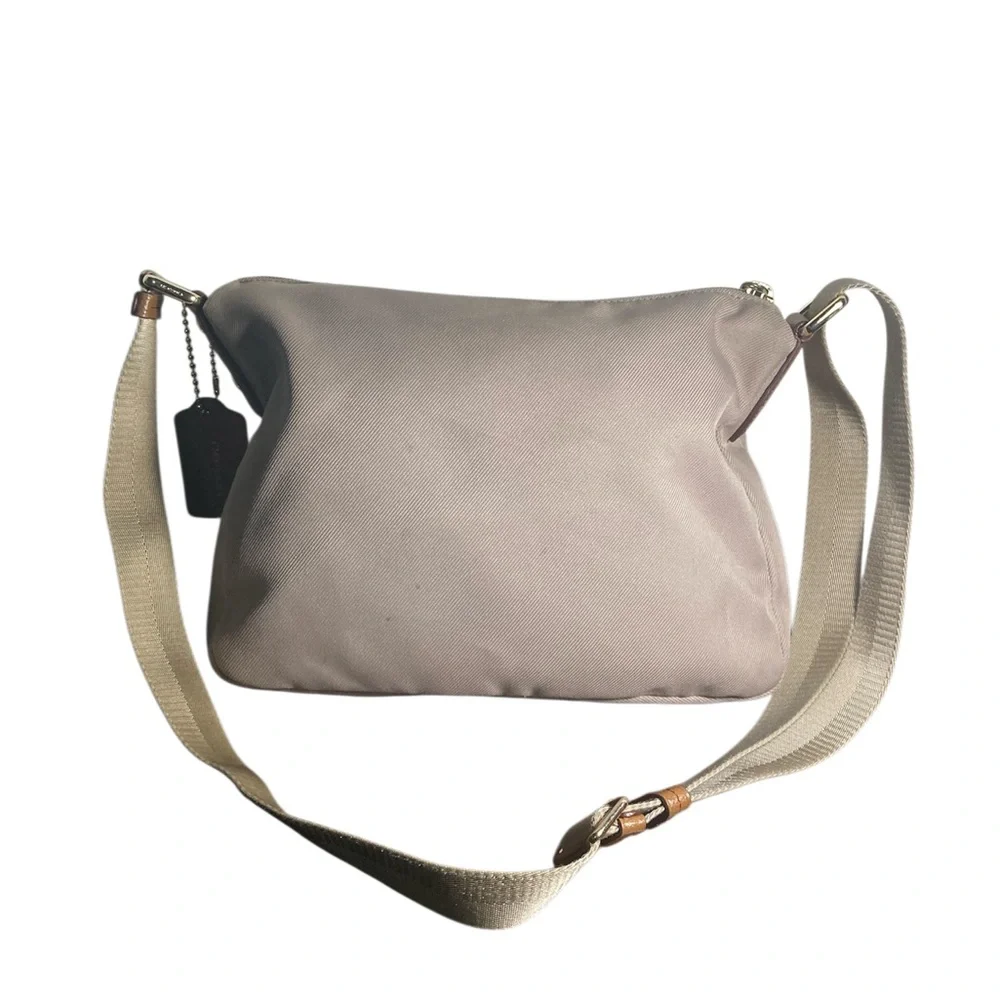 Coach Sawyer Beige Crossbody Bag